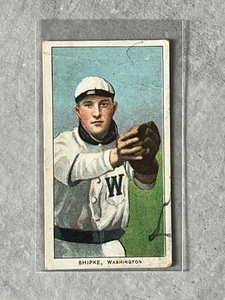 1909-1911 T206 Piedmont Bill Shipke Washington Senators - Picture 1 of 2