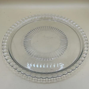 Lightweight Glass 12.5” Tray Or Cake Plate. - Picture 1 of 3