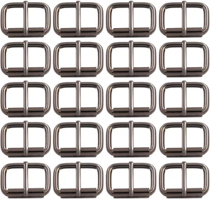 BIKICOCO Roller Buckle, 1'' X 5/8'' Heel Rolling Bar Buckles for Bags Leather We - Picture 1 of 12