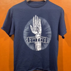 Tool 10.000 Days 2017 Tour T-Shirt doppelseitig blau Hanes Herren Größe Small gebraucht, in einwandfreiem Zustand - Bild 1 von 12