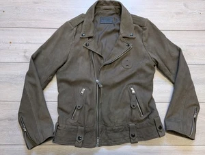 Men's AllSaints Jacket | Genuine Leather | Biker Moto - Medium "Kalix" - Picture 1 of 13