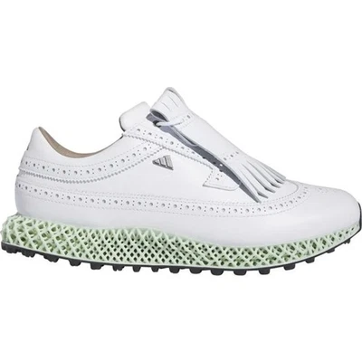 NUEVO Adidas MC87 Adicross 4D Zapatos de Golf Sin Tacos Blanco/Hierro/Negro - Elige Foto 1 de 4
