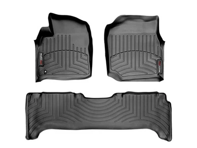WeatherTech FloorLiner for 1998-2005 Lexus LX - 1st & 2nd Row, Black - Image 1 of 4