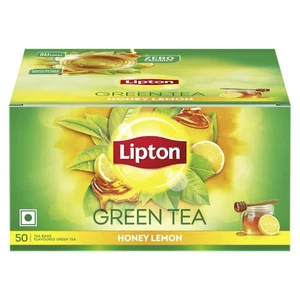 Lipton Honey Lemon Green Tea Bags 50 Tea Beg Flavoured Green Tea, 70 Grams - Bild 1 von 6