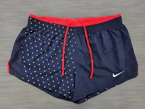 Nike Dri-Fit Women's Large 10k Stars Lined Athletic/Running 3.5" - Picture 1 of 5