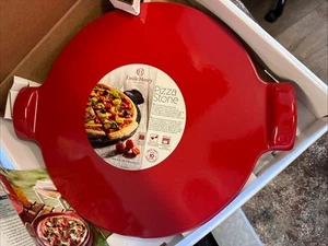Emile Henry Made in France 14 -Inch Pizza Stone - Picture 1 of 2