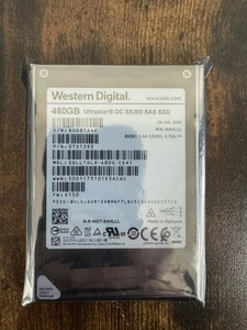 Western Digital Ultrastar DC SS200 480GB SAS 12Gb/s 2.5in SSD 0TS139 WD - Picture 1 of 3
