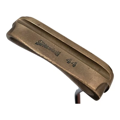 Spalding 44 Blade Putter Mens RH Steel Shaft Original Grip Golf Club 35 in - Image 1 of 4