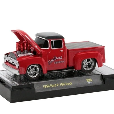 FORD F-100 Truck - Edelbrock - 1956 - red - M2 1:64 - Bild 1 von 4
