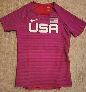 Nike Pro Elite Team USA Track & Field Shirt BV1312-602 Mens S NWOT International - Picture 1 of 7