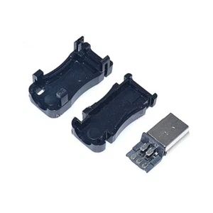 50pcs connector Mini-USB Mini USB male plug Plastic Shell solder - Picture 1 of 1