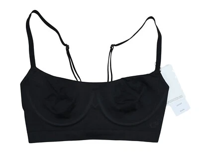 Bralette para mujer Calvin Klein sin forro Balconette Bonded Flex nuevo con etiquetas negro Foto 1 de 2