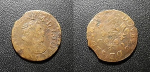 Sedan - Frédéric-Maurice de la Tour d'Auvergne - double de Sedan 1640 type 14 - Imagen 1 de 1