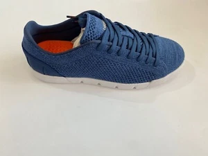 SWIMS Men's Tennis Knit sneakers In Denim - Picture 1 of 5