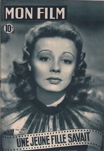 Mon Film N° 111/1948 - Une Jeune Fille Savait, Dany Robin André Luquet - Foto 1 di 1