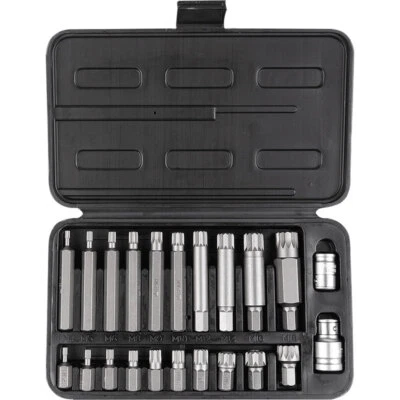 XZN Satz Innen Vielzahn Nüsse Nuss Set Nusskasten Bit-box Kfz Werkzeug M4-M18 - Bild 1 von 3