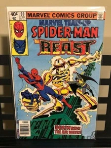 MARVEL TEAM-UP vol 1 (1972 series) Feat. #090 #90 Spider-Man & Beast (VF)❤️ - Picture 1 of 1