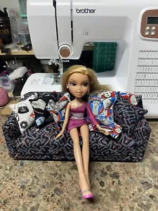 Fashion Doll Couch Handmade Will Fit Bratz - Picture 1 of 12