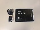 WD Black 2TB P10 Game Drive Portable External Hard Drive For Xbox One/PC Used