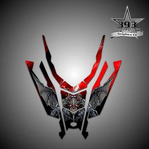 2015-2019 POLARIS AXYS Hood Decal Sticker Wrap Graphics Guardian Red - Bild 1 von 1