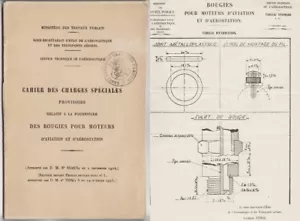 1926 FRANKREICH Spezifikation des Lautsprechers für Luftfahrt- und Luftfahrtmotoren m. Bild - Bild 1 von 7
