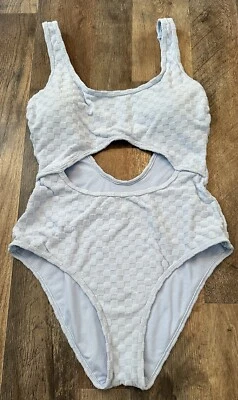Nuevo NINETY NINE Traje de Baño de Una Pieza Talla MEDIANA Azul Traje de Baño Acolchado Foto 1 de 4