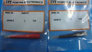 Pomona 4908 Flexible tip Probe one red & one black - Picture 1 of 4