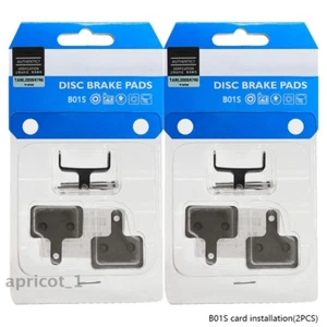 2 Paia Pastiglie Disco Shimano B01S Pastiglie BR-M 445 446 575 486 525 Resina Pastiglie Pastiglie Freno, - Foto 1 di 14