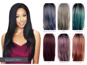 Sleek Fashion Idol 101 Synthetic Lace Front Long Straight Wig - KOURTNEY - Picture 1 of 19