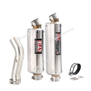 Slip On For BMW C650 Sport 2016-2020 Exhaust System Muffler Mid Pipe Silencer - Picture 1 of 12