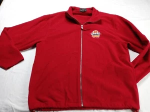 ANTIGUA Ohio State Tostitos Fiesta Bowl 2006 Fleece Sweater Men Large Red Zip - Picture 1 of 12