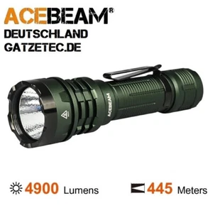 Linterna táctica verde ACEBEAM Defender P17 incl. batería 21700 4900 lúmenes nueva - Imagen 1 de 7