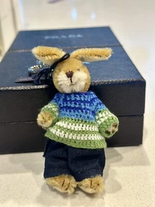 PRADA TRICK KEYRING / BAG CHARM LUKI MOHAIR BUNNY RABBIT CC-ha-94 - Picture 1 of 3