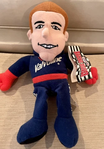 Martin Nascar #6 Cool Beans Ford Thunderbird Valvoline Plush Racing Toy 1999 Vtg Cover