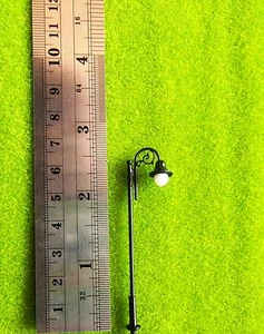 YMY27-11 HO OO TT Escala 10 piezas Tren Ferrocarril Farola Modelo Luces LED - Imagen 1 de 3