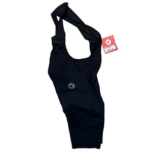 Pactimo Cycling Flyte Bib Shorts Black Padded Athletic Racing Men's Medium - Picture 1 of 4