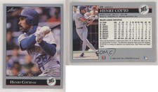 1992 Leaf 2014 Leaf Memories Buyback Gold /5 Henry Cotto #472