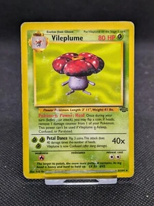 Vileplume 31/64 Non Holo Jungle Set Rare Pokemon Card WOTC Played - Picture 1 of 2