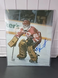 Vladislav Tretiak Autographed 8x10 Photo With Coa - Picture 1 of 5
