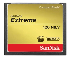 SanDisk CompactFlash CF Extreme 120 MB/s 800x Memory Card: 32GB USED - Picture 1 of 1