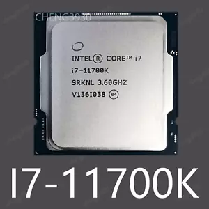 Intel Core i7-11700K 3,60ghz 8 Kerne 16 Threads 125W LGA1200 CPU Prozessor - Bild 1 von 1