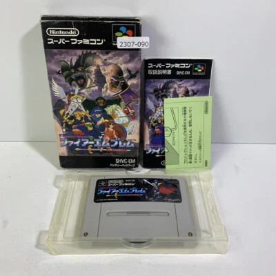 SNES Fire Emblem Monshou no Nazo Boxed Working NTSC-J Japan 2307-090 - Image 1 of 4