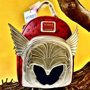 Mini Mochila Wonder Woman Loungefly + DC Comics Edición Limitada NUEVA - Imagen 1 de 12