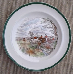 SPODE COLLECTOR PLATE “FULL CRY” THE HUNT by J F HERRING. - Picture 1 of 6