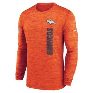 Denver Broncos Nike 2024 Sideline Velocity Performance Long Sleeve T-Shirt NFL 3 - Picture 1 of 4