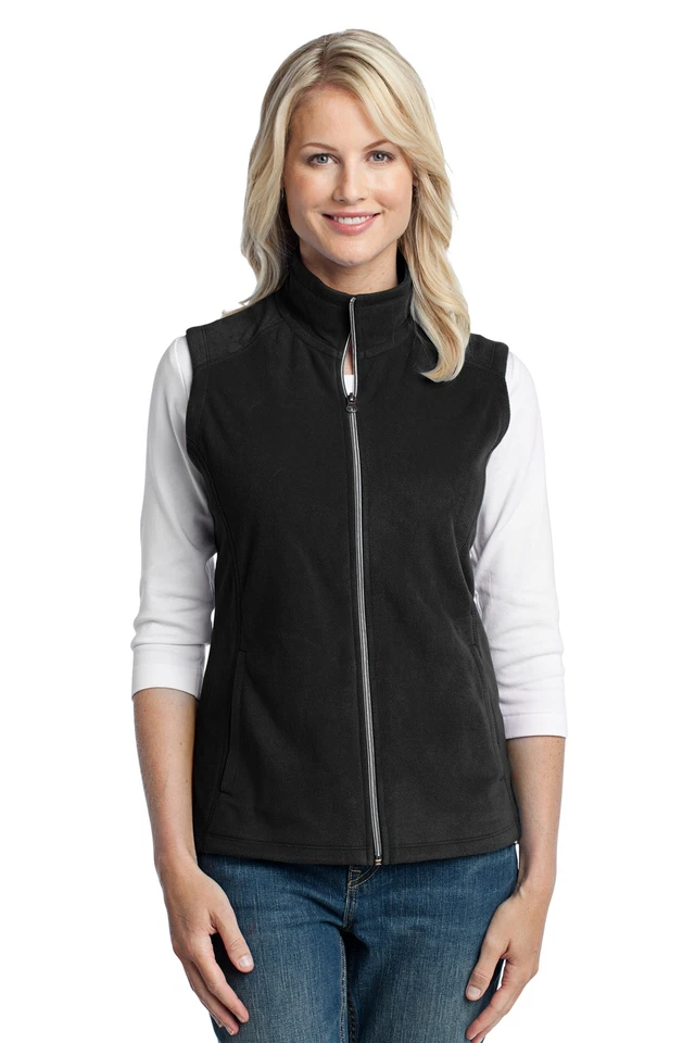 Port Authority L226 Womens Sleeveless Lightweight Microfleece Vest With Pockets - Image 1 of 1