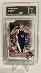 Chet Holmgren 2021 Bowman University #38 1st ROOKIE CARD GMA 10 GEM MINT - Picture 1 of 3
