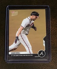 2020 TOPPS NOW #ODB-8 ADAM DUVALL ROAD TO OPENING DAY BONUS CARD 2ND 3 HR GAME