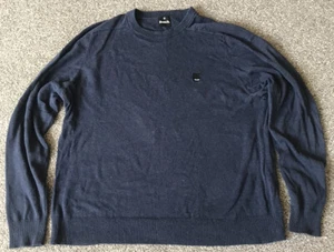 Mens Bench Navy Blue XL Xtra Large Round Neck Jumper - Picture 1 of 7