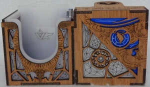 MTG Commander Deck Box AZORIUS BIANCO/BLU standard Magic the Gathering - Foto 1 di 7